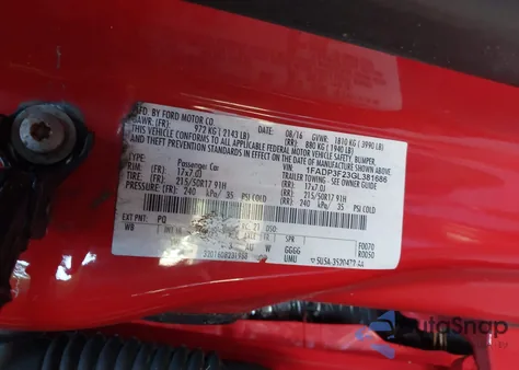 2016 Ford Focus Se from USA, damaged, VIN 1FADP3F23GL381686